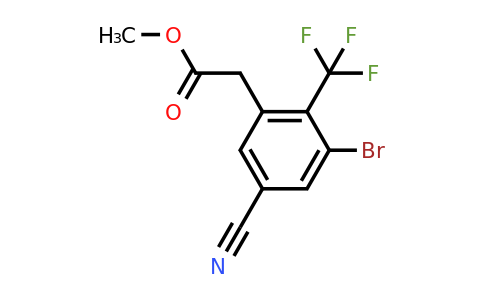 1805102-21-9 | Methyl 3-bromo-5-cyano-2-(trifluoromethyl)phenylacetate