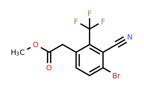 1805102-26-4 | Methyl 4-bromo-3-cyano-2-(trifluoromethyl)phenylacetate