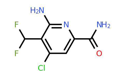 2-Amino-4-chloro-3-(difluoromethyl)pyridine-6-carboxamide