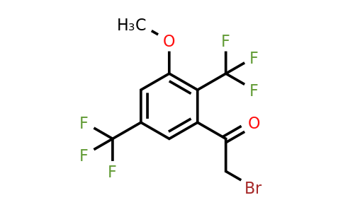 1805103-46-1 | 2',5'-Bis(trifluoromethyl)-3'-methoxyphenacyl bromide