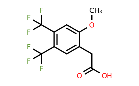 1805103-59-6 | 4,5-Bis(trifluoromethyl)-2-methoxyphenylacetic acid