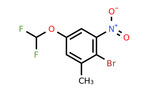 1805103-88-1 | 2-Bromo-5-difluoromethoxy-3-nitrotoluene