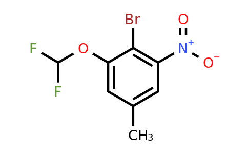 1805104-01-1 | 4-Bromo-3-difluoromethoxy-5-nitrotoluene