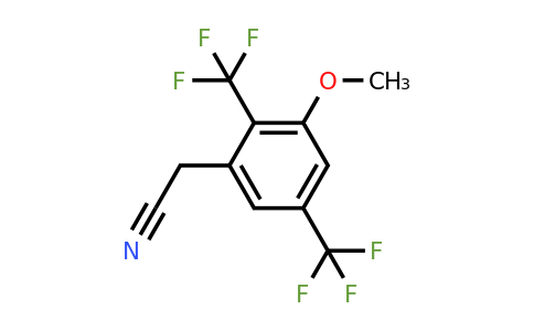 1805104-06-6 | 2,5-Bis(trifluoromethyl)-3-methoxyphenylacetonitrile