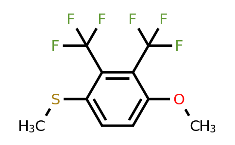 1805104-22-6 | 2,3-Bis(trifluoromethyl)-4-methoxythioanisole