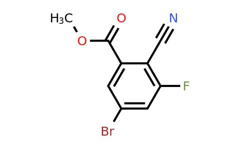 Methyl 5-bromo-2-cyano-3-fluorobenzoate