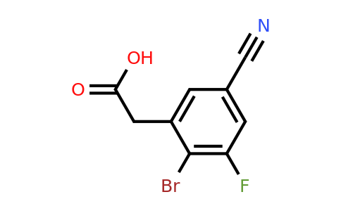 1805104-29-3 | 2-Bromo-5-cyano-3-fluorophenylacetic acid