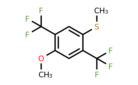 1805104-30-6 | 2,5-Bis(trifluoromethyl)-4-methoxythioanisole