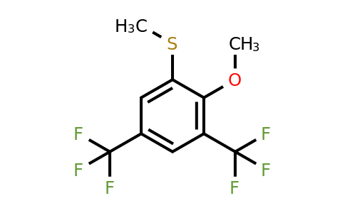 1805104-66-8 | 3,5-Bis(trifluoromethyl)-2-methoxythioanisole