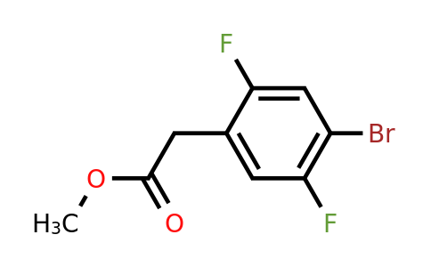 1805105-03-6 | Methyl 2-(4-bromo-2,5-difluorophenyl)acetate