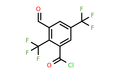 1805105-45-6 | 2,5-Bis(trifluoromethyl)-3-formylbenzoyl chloride