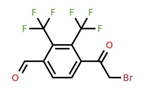 1805106-41-5 | 2',3'-Bis(trifluoromethyl)-4'-formylphenacyl bromide