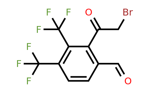 1805106-50-6 | 2',3'-Bis(trifluoromethyl)-6'-formylphenacyl bromide