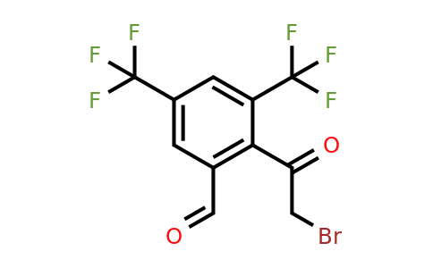 1805106-56-2 | 2',4'-Bis(trifluoromethyl)-6'-formylphenacyl bromide