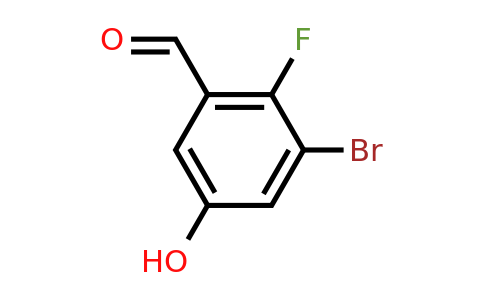 1805106-71-1 | 3-Bromo-2-fluoro-5-hydroxybenzaldehyde