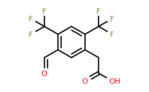 1805106-86-8 | 2,4-Bis(trifluoromethyl)-5-formylphenylacetic acid