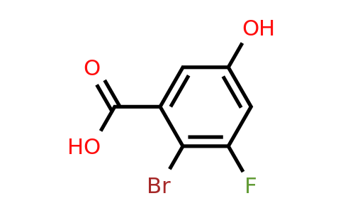 1805107-07-6 | 2-Bromo-3-fluoro-5-hydroxybenzoic acid