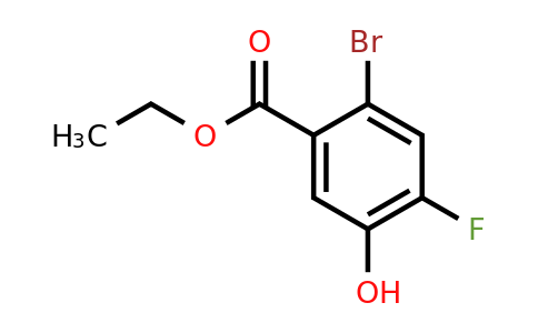1805107-15-6 | Ethyl 2-bromo-4-fluoro-5-hydroxybenzoate
