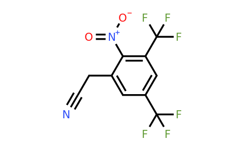 1805107-18-9 | 3,5-Bis(trifluoromethyl)-2-nitrophenylacetonitrile