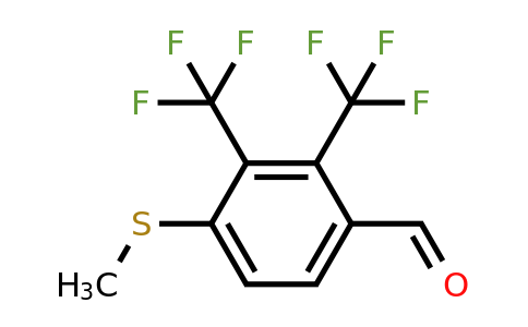 1805107-33-8 | 2,3-Bis(trifluoromethyl)-4-formylthioanisole