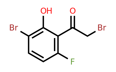 1805107-84-9 | 3'-Bromo-6'-fluoro-2'-hydroxyphenacyl bromide
