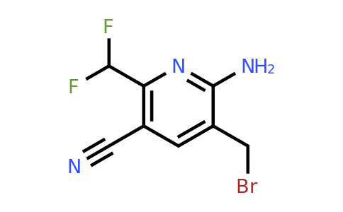 1805107-87-2 | 6-Amino-5-(bromomethyl)-2-(difluoromethyl)nicotinonitrile