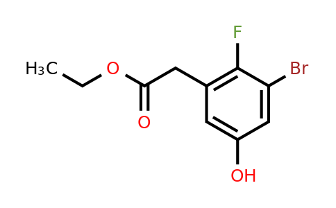 1805108-10-4 | Ethyl 3-bromo-2-fluoro-5-hydroxyphenylacetate