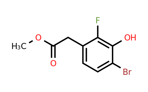 1805108-13-7 | Methyl 4-bromo-2-fluoro-3-hydroxyphenylacetate