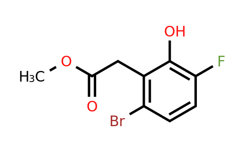 1805108-16-0 | Methyl 6-bromo-3-fluoro-2-hydroxyphenylacetate