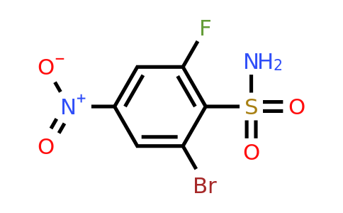 1805109-10-7 | 2-Bromo-6-fluoro-4-nitrobenzenesulfonamide