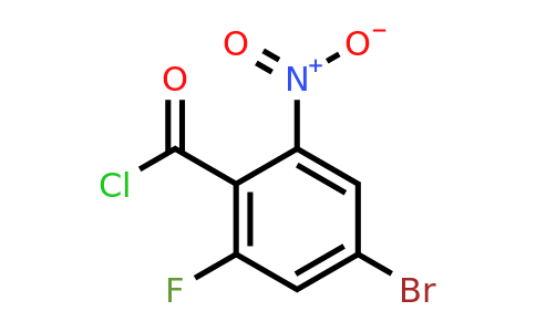 1805109-27-6 | 4-Bromo-2-fluoro-6-nitrobenzoyl chloride