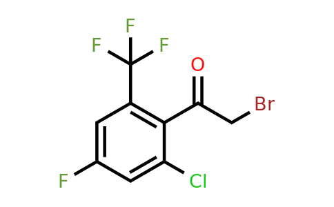1805109-46-9 | 2'-Chloro-4'-fluoro-6'-(trifluoromethyl)phenacyl bromide
