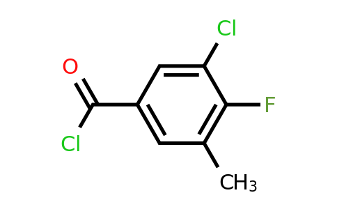 1805112-97-3 | 3-Chloro-4-fluoro-5-methylbenzoyl chloride