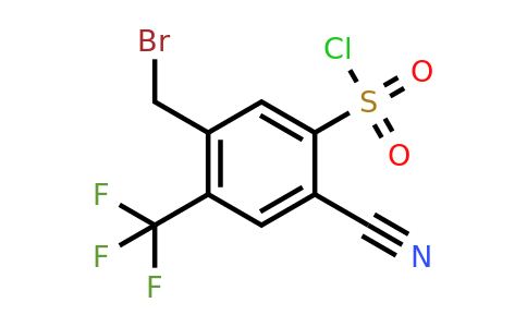 1805112-99-5 | 5-Bromomethyl-2-cyano-4-(trifluoromethyl)benzenesulfonylchloride