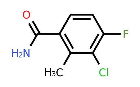 1805113-05-6 | 3-Chloro-4-fluoro-2-methylbenzamide