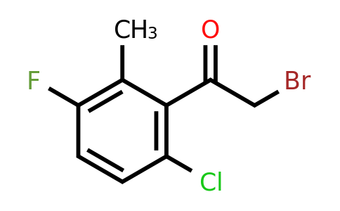 1805113-74-9 | 6'-Chloro-3'-fluoro-2'-methylphenacyl bromide