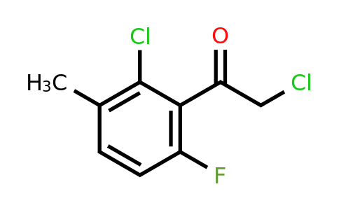 1805113-82-9 | 2'-Chloro-6'-fluoro-3'-methylphenacyl chloride