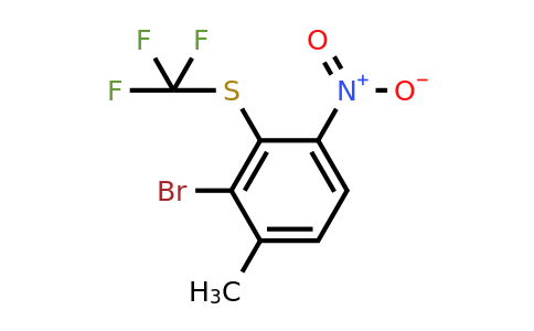 1805114-08-2 | 2-Bromo-4-nitro-3-(trifluoromethylthio)toluene