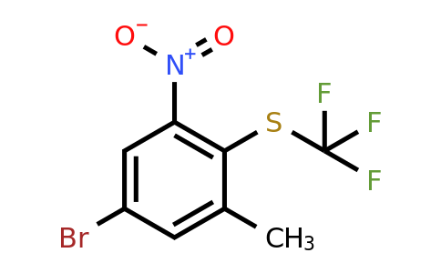 1805114-22-0 | 5-Bromo-3-nitro-2-(trifluoromethylthio)toluene