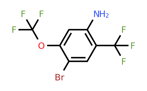 1805114-32-2 | 4-Bromo-5-trifluoromethoxy-2-(trifluoromethyl)aniline