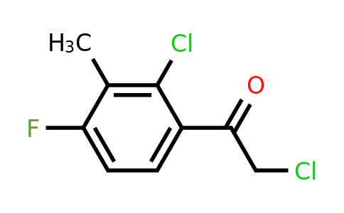 1805114-34-4 | 2'-Chloro-4'-fluoro-3'-methylphenacyl chloride
