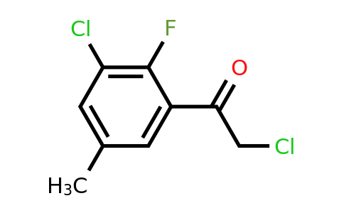 1805114-41-3 | 3'-Chloro-2'-fluoro-5'-methylphenacyl chloride