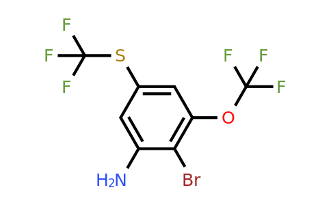 1805114-44-6 | 2-Bromo-3-trifluoromethoxy-5-(trifluoromethylthio)aniline