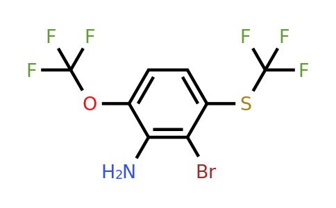 1805114-49-1 | 2-Bromo-6-trifluoromethoxy-3-(trifluoromethylthio)aniline