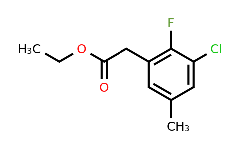 1805114-61-7 | Ethyl 3-chloro-2-fluoro-5-methylphenylacetate