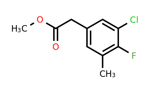 1805114-76-4 | Methyl 3-chloro-4-fluoro-5-methylphenylacetate