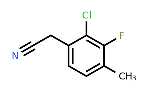 1805114-83-3 | 2-Chloro-3-fluoro-4-methylphenylacetonitrile