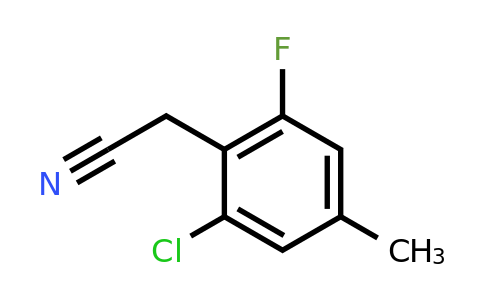 1805114-85-5 | 2-Chloro-6-fluoro-4-methylphenylacetonitrile