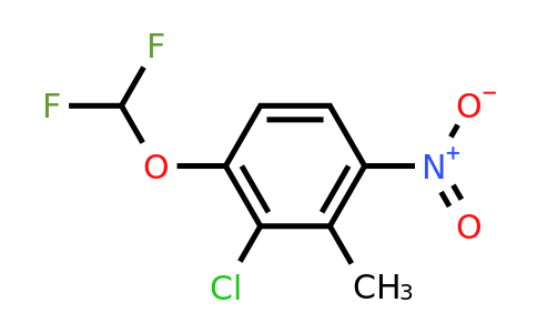 1805115-91-6 | 2-Chloro-3-difluoromethoxy-6-nitrotoluene