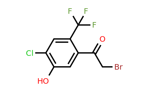 1805116-21-5 | 4'-Chloro-5'-hydroxy-2'-(trifluoromethyl)phenacyl bromide